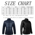 thumbnail image 2 of Wacanda Packable Down Jacket Winter Warm Jacket lightweight Zipper Jacket Puffer Bubble Coat, 2 of 5