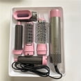thumbnail image 3 of Secador Pelo Eléctrico 5 en 1 para Alisar Rizar Y Peinar (enchufe Europeo Rosa), 3 of 9