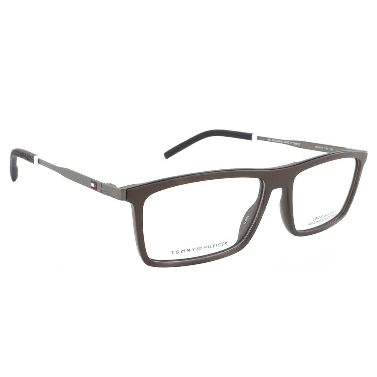 Hilfiger Demo Rectangular Men's Eyeglasses TH 0YZ4 55 -