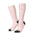 thumbnail image 2 of Vsdgher Rabbit Sunflower Print Thigh High Socks Extra Long Stretchy Sock Women Over Knee High Opaque Stocking Daily Wear, 2 of 5