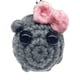 thumbnail image 5 of Llavero Hámster Triste Muñeco Peluche Muñecos Ganchillo (hámster), 5 of 6