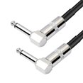 thumbnail image 4 of Cable de conexión de guitarra de 6 pulgadas, 1/5 Uds., Cables de conexión de Pedal de guitarra de ángulo recto TS de 1/4 pulgadas, 4 of 9