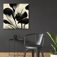 thumbnail image 4 of Epic Art 'Flowers Black White 27' by Ray Heere, Acrylic Glass Wall Art, 36"x36", 4 of 8