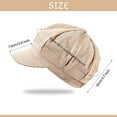 thumbnail image 3 of Yirtree Women's Retro Peaked Ivy Newsboy Paperboy Gatsby Cabbie Painter Cap Hats Corduroy Women Octagonal Newsboy Cabbie Painter Hat for Autumn Winter, 3 of 8