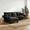 Black, variant on 104" Chenille Fabric Oversized Sofa Couch, Sofas For Living Room with high density foam, Oversized Modular Sofa with sailboat design for apartment living space, Black