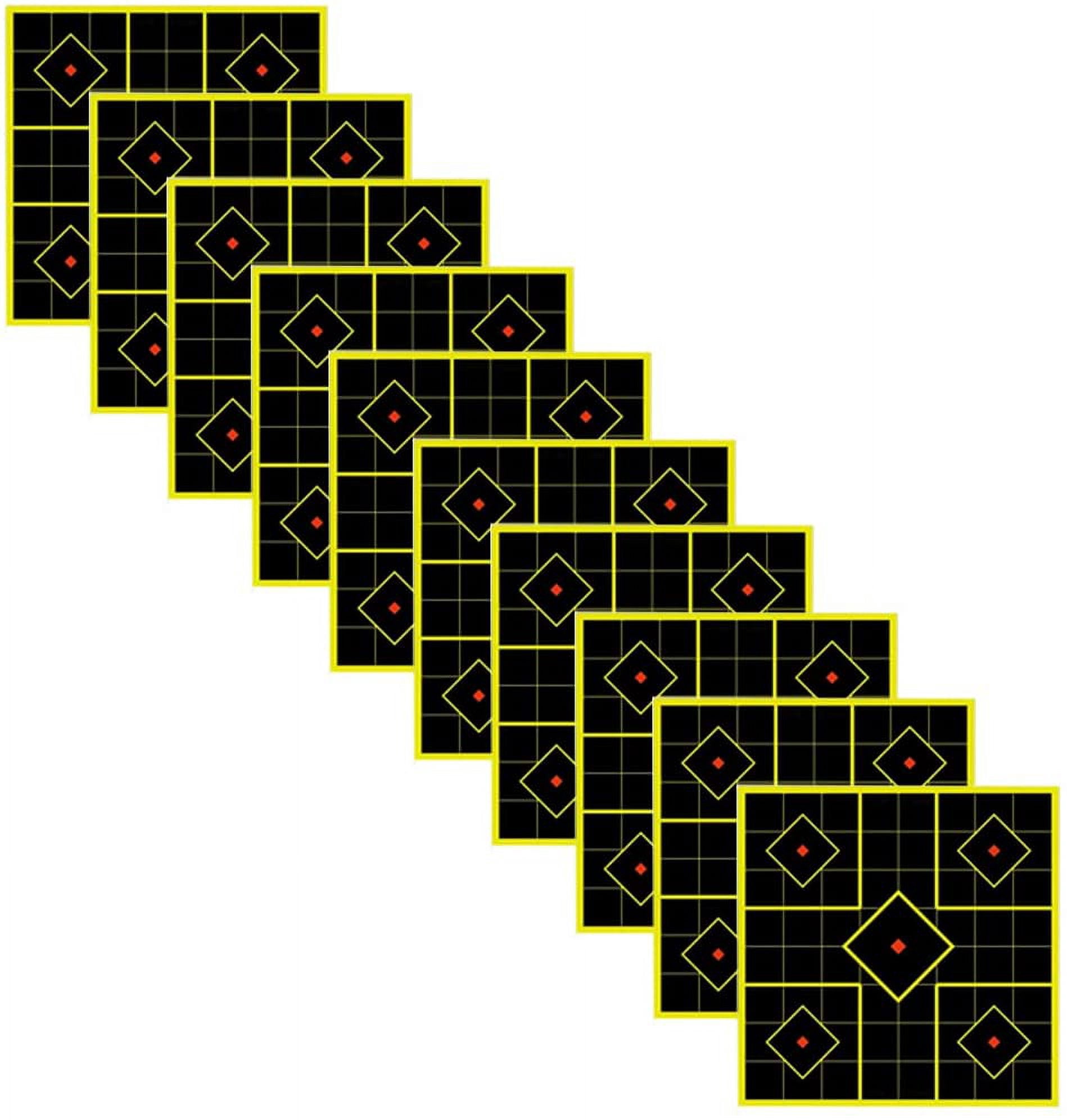 Dragon Targets 8" X 8" Reactive Sight-in Self Adhesive Splattering Targets (50-Pack)