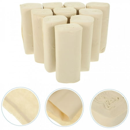 CCOCC 16 Rolls Coreless Bamboo Pulp Water Absorbent Paper Towels for Household Toilets CCOCC 16 Rolls Coreless Bamboo Pulp Water Absorbent Paper Towels for Household Toilets