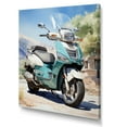 thumbnail image 2 of Designart "Touring with a Scooter Companion III" Scooter Canvas Art Print, 2 of 5