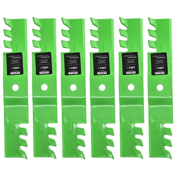 LawnRAZOR Toothed Blade for Cub Cadet 48 inch 02005017-X 6 Pack 810-CBL2420D