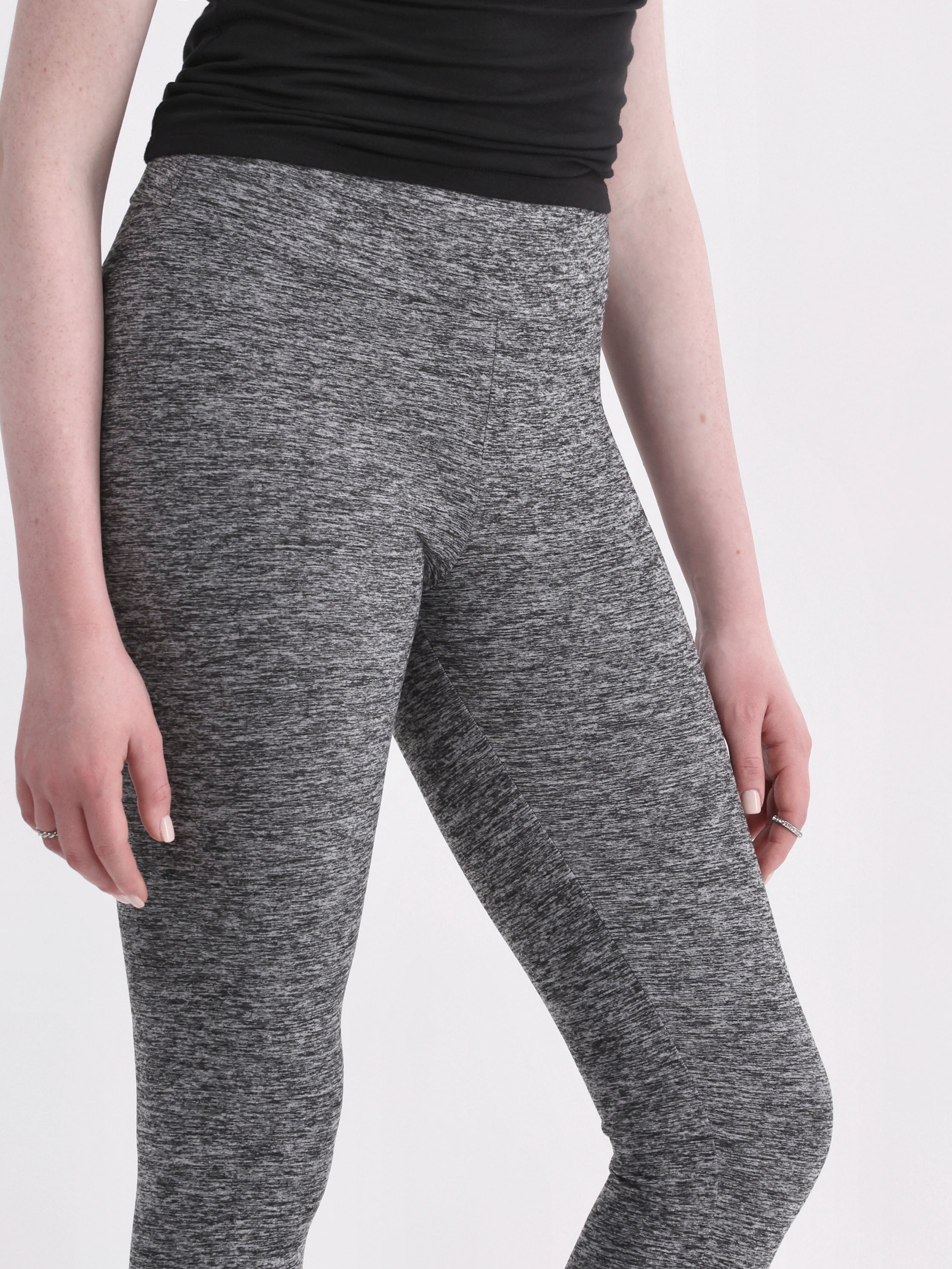 No Boundaries Faux Sueded Ankle Leggings, 27.5”Inseam, 1 or 2-Pack, Women's & Women's Plus Sizes XXS-4X