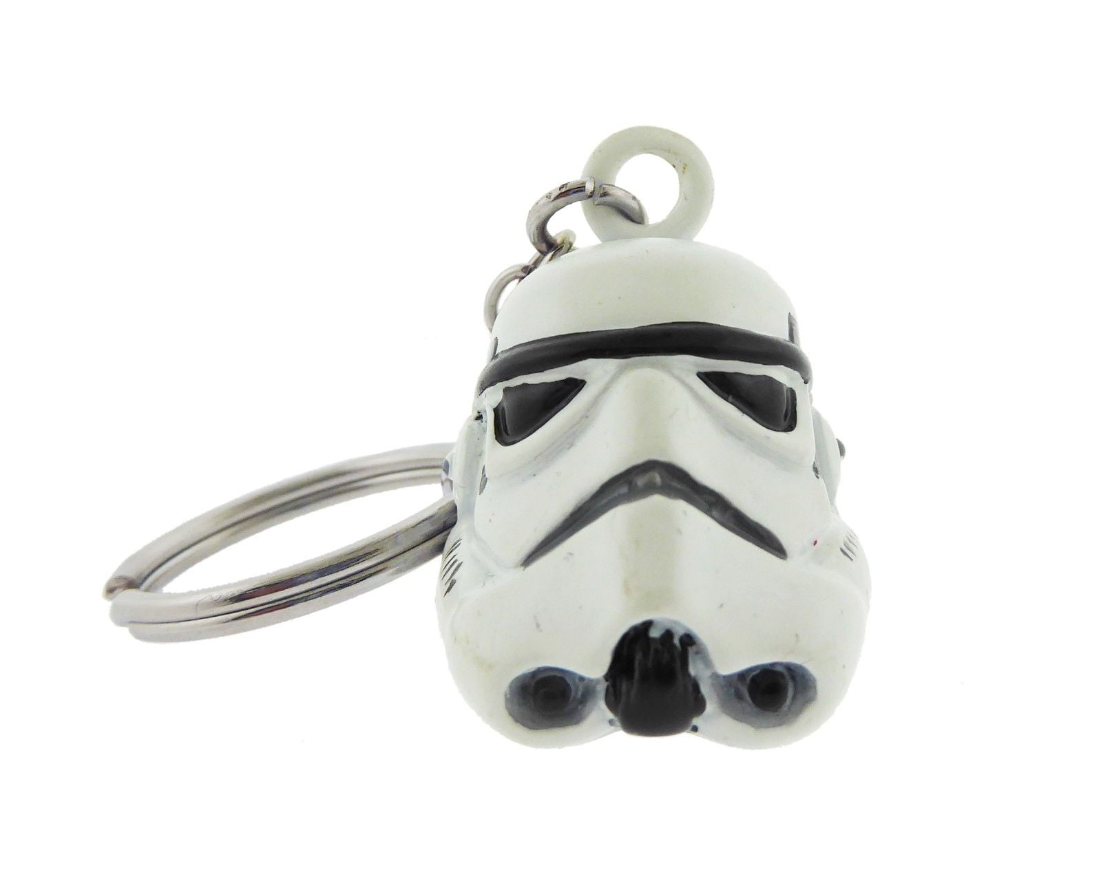 U.S. 2 STAR WARS Storm Trooper Figurine metal replica keychain White And Silver 