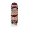 thumbnail image 6 of Womens Sherpa Winter Warm Thermal Non-Skid Fuzzy Slipper Socks - 9-11, Santa Burgundy, 1 Pair, 6 of 6