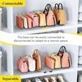 thumbnail image 5 of Norcho Purse Organizer for Closet 2 Pack, Clear Handbag Storage Organizer, Adjustable Clutch Bag Dividers for Closet Shelf, Bookshelf Dividers for Sweaters Bedroom Storage, 5 of 8