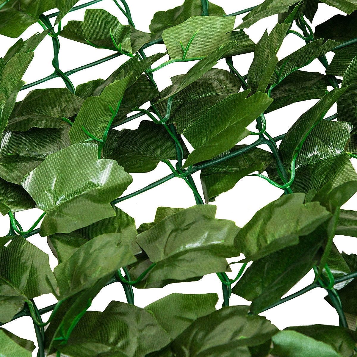Costway 59''x118'' Faux Ivy Leaf Decorative Privacy Fence Screen Artificial Hedge Fencing