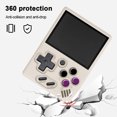 thumbnail image 2 of Likrtyny Cubierta Protectora Silicona Cubierta Consola Juegos A Prueba Golpes para MIYOO MINI (Beige), 2 of 9