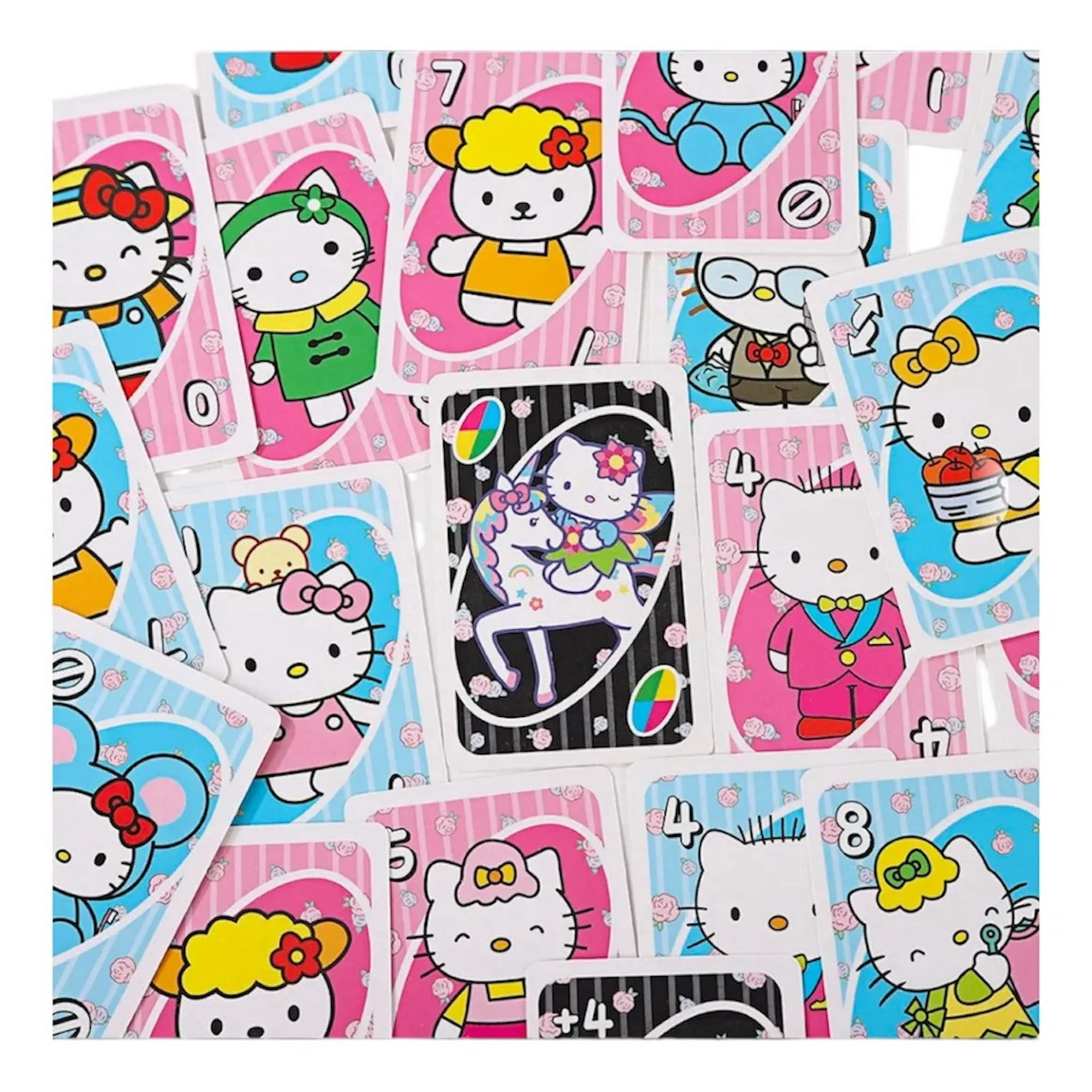 UNO Hello Kitty Card Game for Kids, Adults & Family Game Night | for 2-10 Player