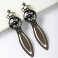 thumbnail image 3 of Raccoon Vintage Copper Crown-Shaped Bookmarks Set of 2 - Stainless Steel Reading Accessories for Book Lovers, 3 of 5