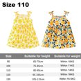 thumbnail image 2 of Vestidos de verano para niña pequeña, vestido de playa sin mangas con tirantes, vestido de fiesta para niña, 110cm, 2 of 5
