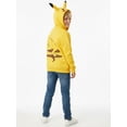 thumbnail image 2 of Pokémon, Boys' & Big Boys' Graphic Cosplay Hoodie, Pikachu, Sizes 4-18, 2 of 6