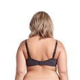 thumbnail image 5 of Curve Muse Plus Size Unlined Minimizer Underwire Bra with Embroidery Lace-3 Pack-GREY,PINK,BLACK-36DD, 5 of 6