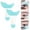 Green, variant on Multi-Function Eye Makeup Auxiliary Tools for Eyeliner & Mascara, Red, 2 Pcs2Pcs Eyeliner Assistant Brush Down Mascara Multi Function Novice Eye Makeup Apply Eyeshadow, Easter Moth Makeup Organizers
