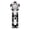 White, variant on Soccer Themed Handheld Fan with Digital Display Ice Compress USB Rechargeable Portable Sports Quiet Small Fan for Outdoor Personal Use Black