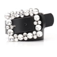 thumbnail image 2 of Contemporary Square Buckle Belt for Everyday Style Distinctive Fashion Accessory Versatile Wear for Dresses and Pants, 2 of 6