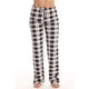 thumbnail image 1 of Puntoco moda mujer Plaid estampado deportes Casual hogar pantalones sueltos pantalones de chándal Puntoco Puntoco-2857, 1 of 5