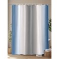 thumbnail image 4 of Fsddascl Blue Grey Shower Curtain Set - Extra Long 72" x 96" Washable Bathtub Curtain with 12 Hooks, Gray Farmhouse Modern Rustic Waterproof Fabric Stall Shower Curtains for Bathroom/Bathtub Décor, 4 of 6