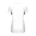 thumbnail image 3 of Womens T Shirts Summer Tops 2025 Solid Color Short Sleeve Crewneck Twist Knot Hem Casual Tees Tshirts Shirts for Women, 3 of 6