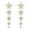 Gold, variant on Star Tassel Earrings, Shooting Star Dangle Earrings for Women, Bohemian Star Fringe Earrings, Sparkling Star Statement Earrings Boho Jewelry, Lucky Star Drop Earrings for Ladies