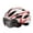White Red, variant on Cheers.US Unisex Men Women Adult Ultralight Adjustable Bicycle Cycling Bike Helmet with Removable Goggles for Outdoor Sports Mountain & Road Bicycle