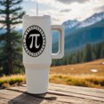 thumbnail image 4 of Pi Sign In Circle With Number To 26 Decimal Places - Black And White, 30oz Tumbler, 4 of 7