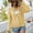 *Yellow, variant on ClodeEU Women's V Neck Button Front Knit Cardigan, Long Sleeve Casual Open Front Sweater Yellow,Womens Plus S