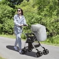 thumbnail image 3 of Jeep Unlimited Reversible Handle Stroller, Grey Tweed, 3 of 5