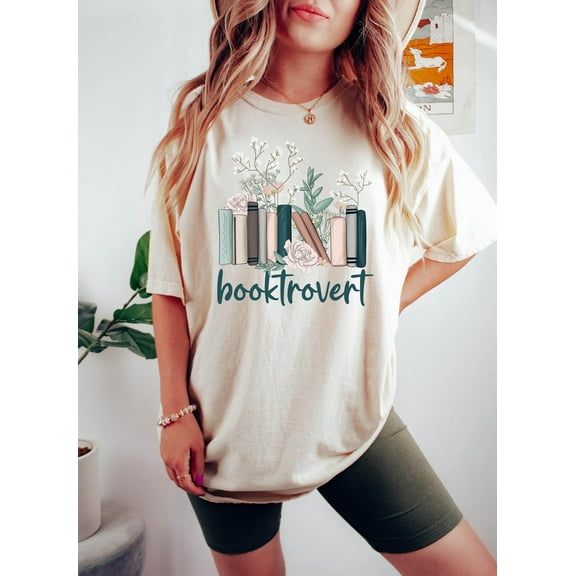 Booktrovert Shirt, Book Lover Gift, Bookworm T-Shirt All Size S-5Xl