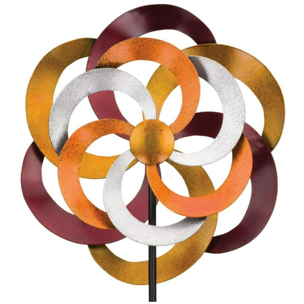 Regal Art and Gift 12569 26" MultiColor Swirl Wind Spinner Walmart