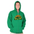thumbnail image 5 of Hike with Bigfoot Retro Hiking Legend Zip Up Hoodie Men's Women's Brisco Brands 2X, 5 of 6