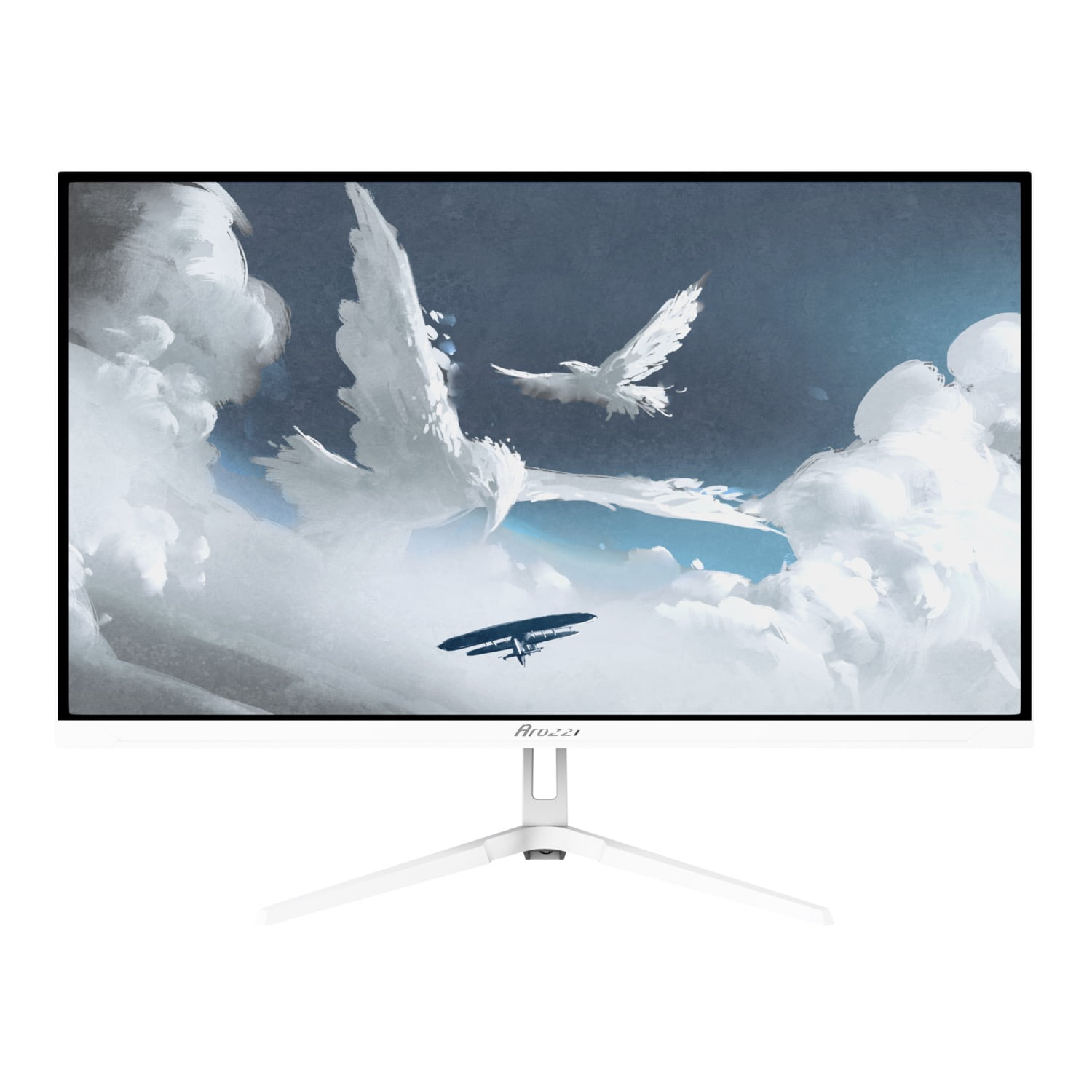 Arozzi Nova 27" QHD 1440p Gaming Monitor – IPS, 180Hz, 1ms, HDR10, Adaptive Sync – White