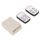 thumbnail image 5 of Código de aprendizaje de 12 V Interruptor de control remoto de 4 vías Copia de 433 MHz Control remoto de cuatro botones con 4 receptores de relé Negro, 5 of 5