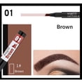 thumbnail image 2 of Micro Brow Pencil, Eyebrow Pen, Precise Eye Brow Makeup Pen, Four-pronged Eyebrow Pencil Makeup Artist Special Natural Three-dimensional Eyebrow Pencil 2.5ml, 2 of 7