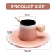 thumbnail image 2 of Taza de café de 200 ml, juego de tazas de café con platillo, adecuada para fiestas familiares en cafeterías., 2 of 5