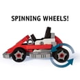 thumbnail image 3 of Bloco Toys 3 in 1  Race Car - Educational STEM Toy - Formula 1, Go Kart & Dragster - DIY Interlocking Foam Building Block Construction Set (200 Pieces), 3 of 8