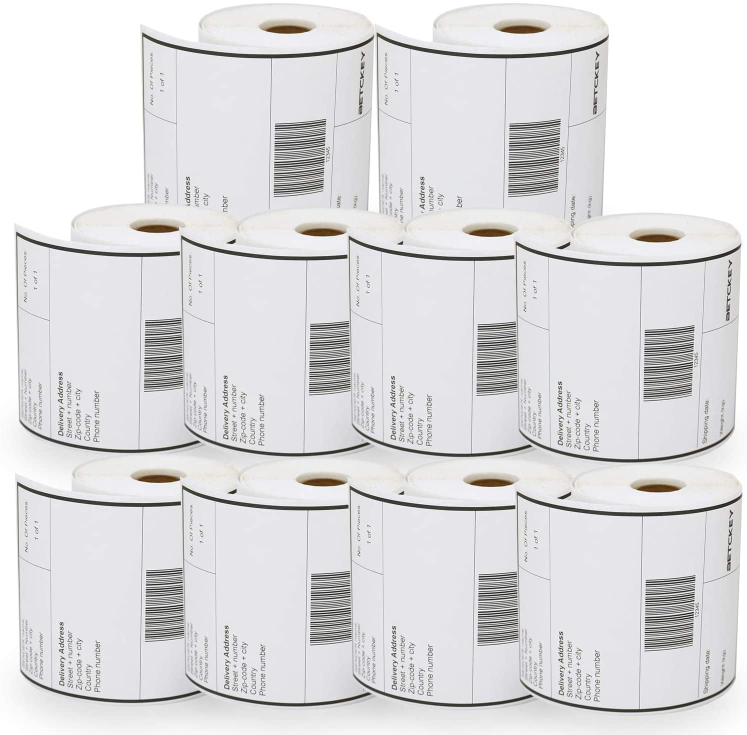 Details about   6 Rolls Generic Shipping Labels for Dymo 1744907 4XL 104mm 4"x6" 220 labels/Roll