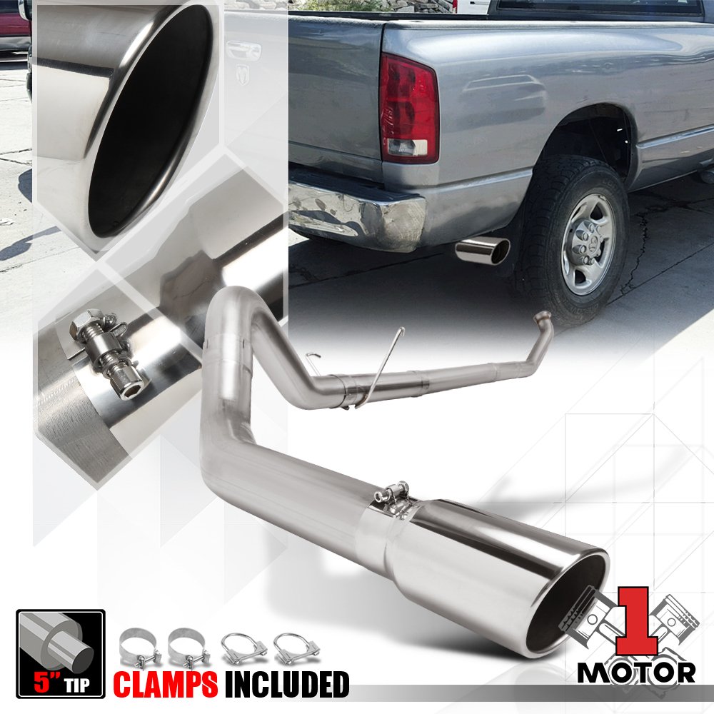 5" Rolled Tip NonResonated Catback Exhaust for 0407 Ram 2500/3500