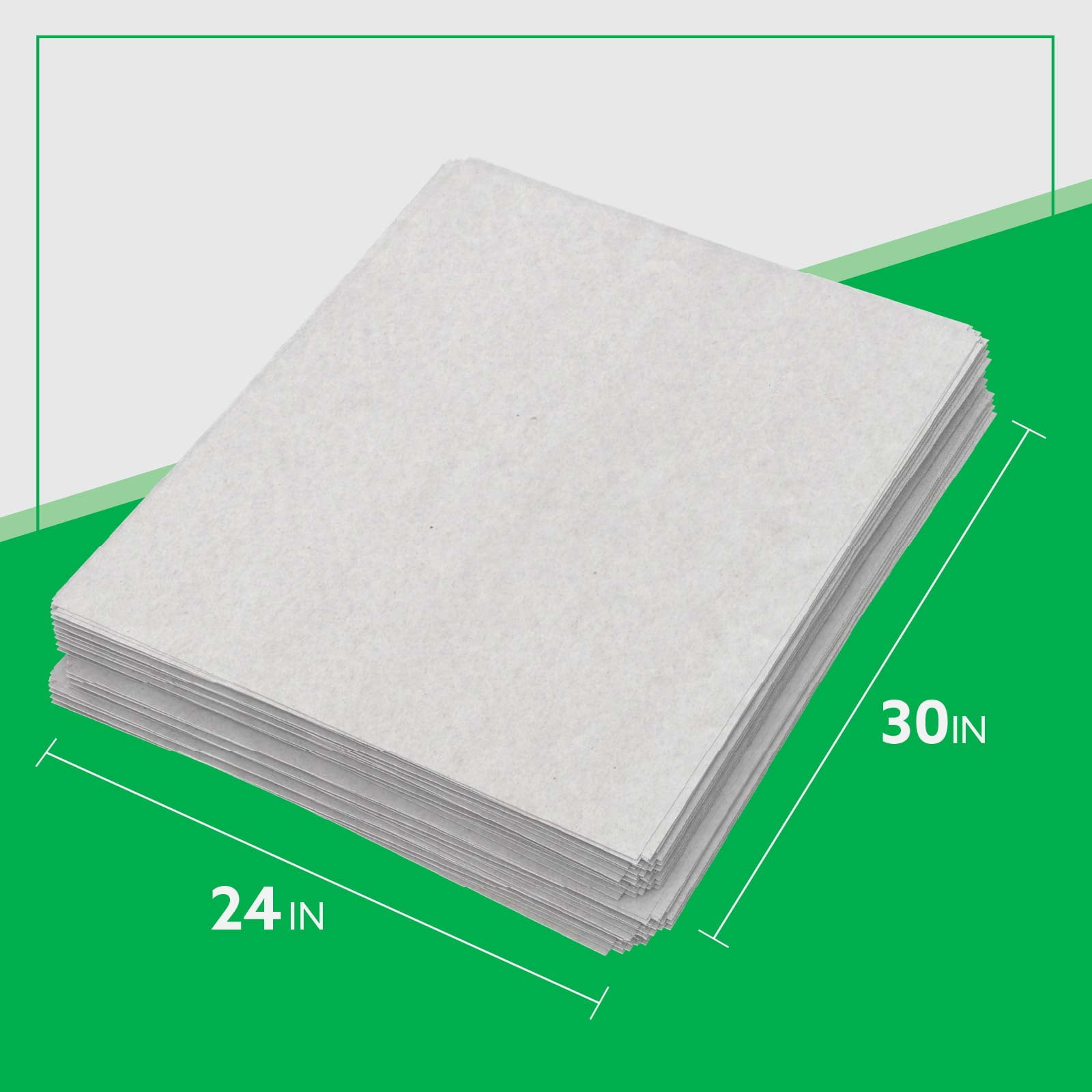 Sheeted Packing Paper, 24" x 30" per sheet, Bulk Pack, 1000 Sheets