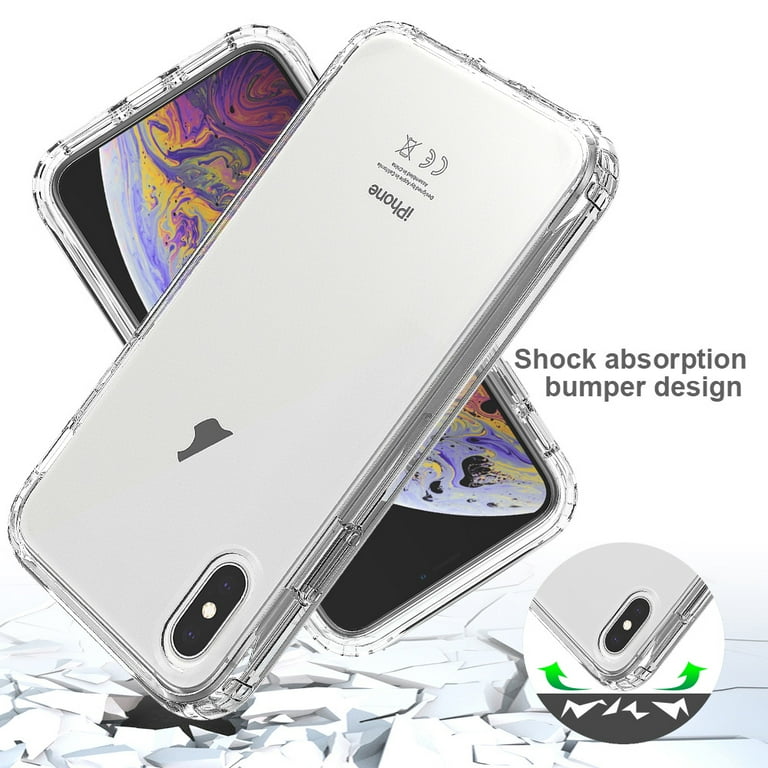 Mantto iPhone XS Max Case, Full Body Protection Soft