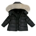 thumbnail image 1 of Gibobby Conjunto niña Chaqueta Niños Abajo Bebé Invierno Niños Otoño Niñas Abrigo Ropa de abrigo Niños Trajes y conjunto(Negro, 80), 1 of 5