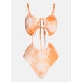 thumbnail image 6 of Hot Girl Summer by Megan Thee Stallion Women's and Women's Plus Sunset Shell Cutout One-Piece Swimsuit, Sizes XS-3X, 6 of 6