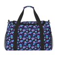 thumbnail image 1 of Fotbe Skull flower funny Bolsa de Viaje con Estampado, Bolsa de Fin de Semana para Mujer con Compartimento para Zapatos, Bolsa de Gimnasio con Bolsillo Húmedo, 1 of 7